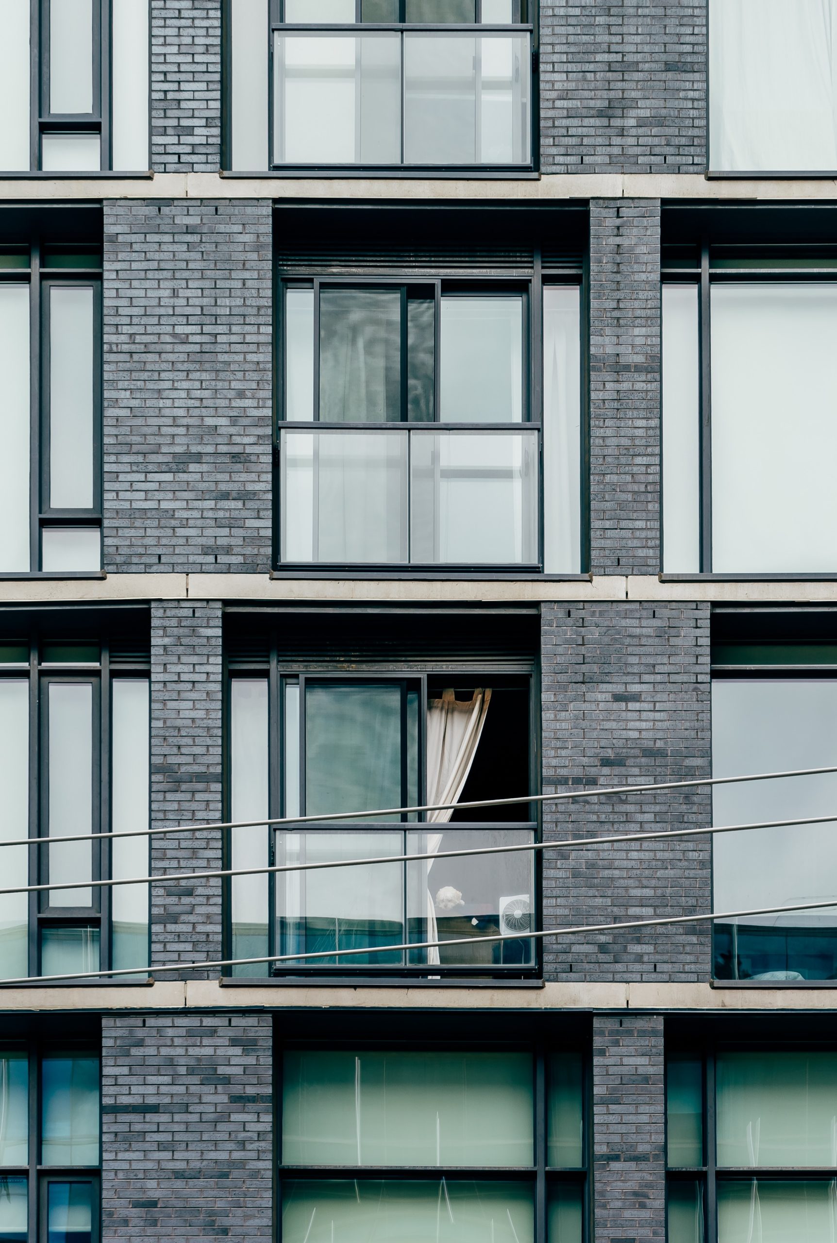 external view of an apartment block