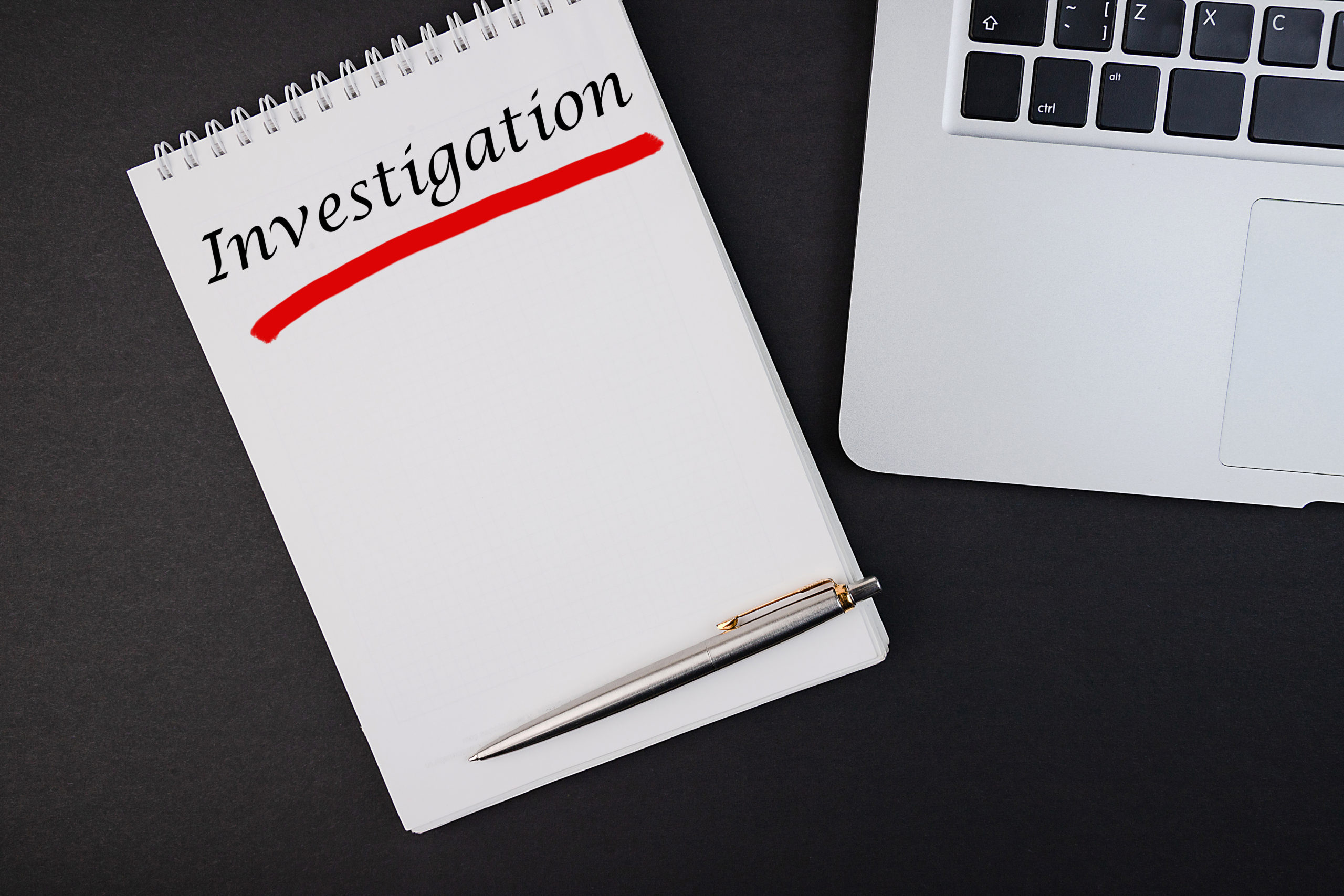 Investigation note pad